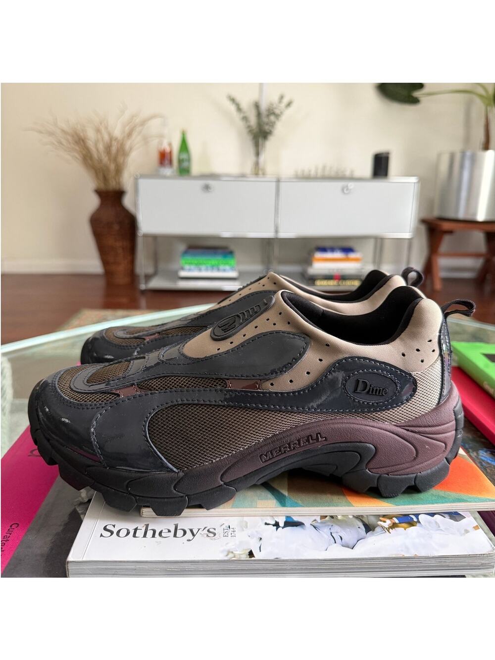Merrell 1TRL x Dime Moc Speed Streak Brown Sneakers